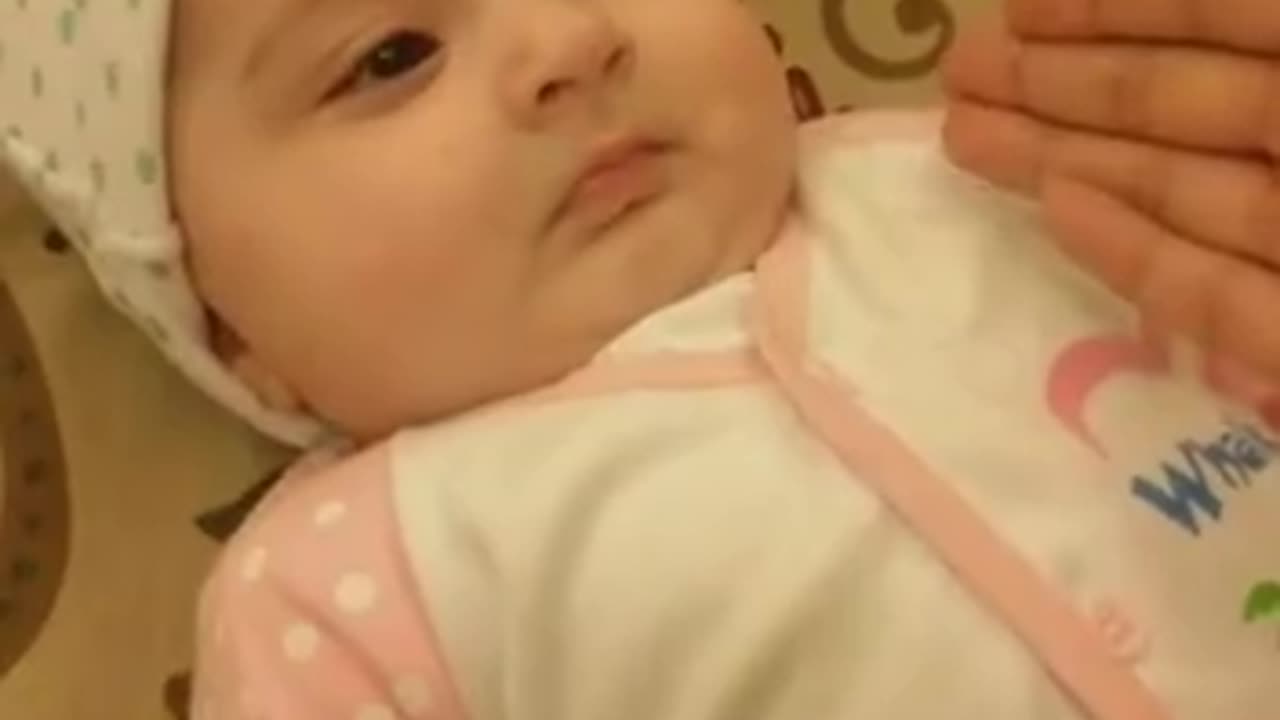 funny baby crying