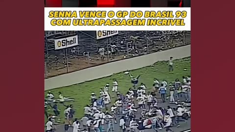 Ayrton Senna vence o Grande Premio do Brazil de 1993