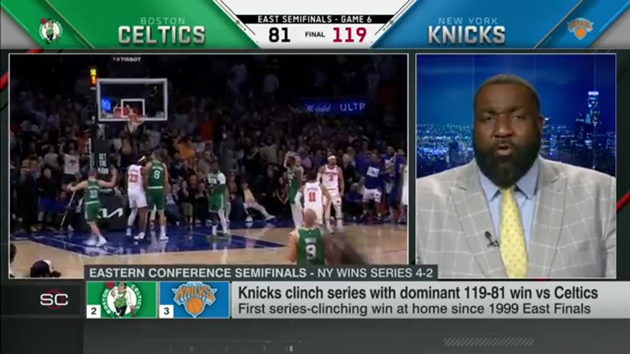 Stephen A. & Perk give their early thoughts on Pacers vs. Knicks in the ECF | SportsCenter