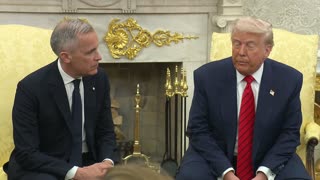 President Trump Participates in a Bilateral Meeting with the Prime Minister of Canada, May 6, 2025