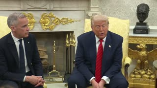 President Trump Participates in a Bilateral Meeting with the Prime Minister of Canada, May 6, 2025