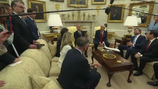 President Trump Participates in a Bilateral Meeting with the Prime Minister of Canada, May 6, 2025