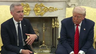 President Trump Participates in a Bilateral Meeting with the Prime Minister of Canada, May 6, 2025