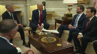 President Trump Participates in a Bilateral Meeting with the Prime Minister of Canada, May 6, 2025