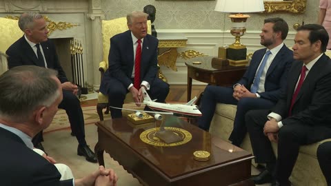 President Trump Participates in a Bilateral Meeting with the Prime Minister of Canada, May 6, 2025