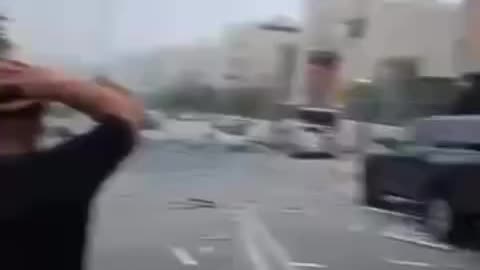 6 injuries after a rocket fell on a building in Beer Al-Saba, Israel
