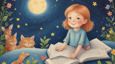Selamat tidur, Bulan ✨ Cerita pengantar tidur - Dongeng - Buku pendek yang dibacakan