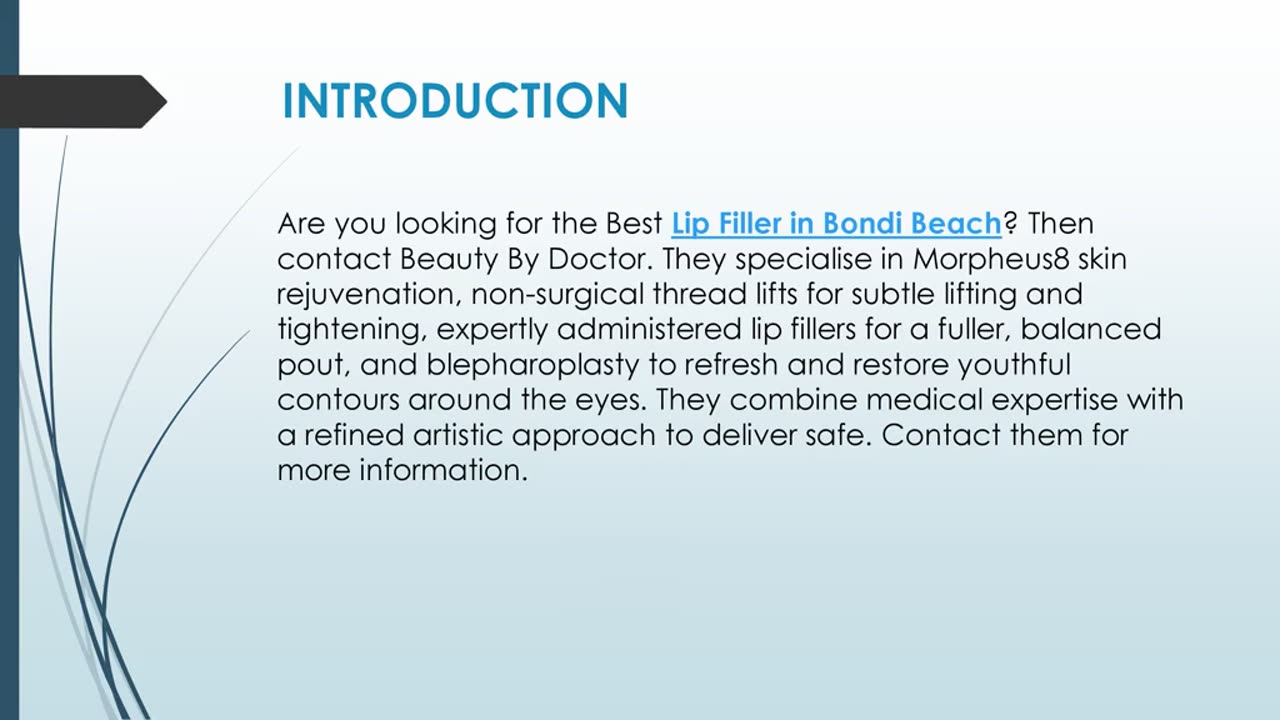 Best Lip Filler in Bondi Beach