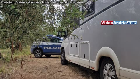 Andria: rubato il camper a turisti tedeschi, ritrovato dai poliziotti della Questura Bat