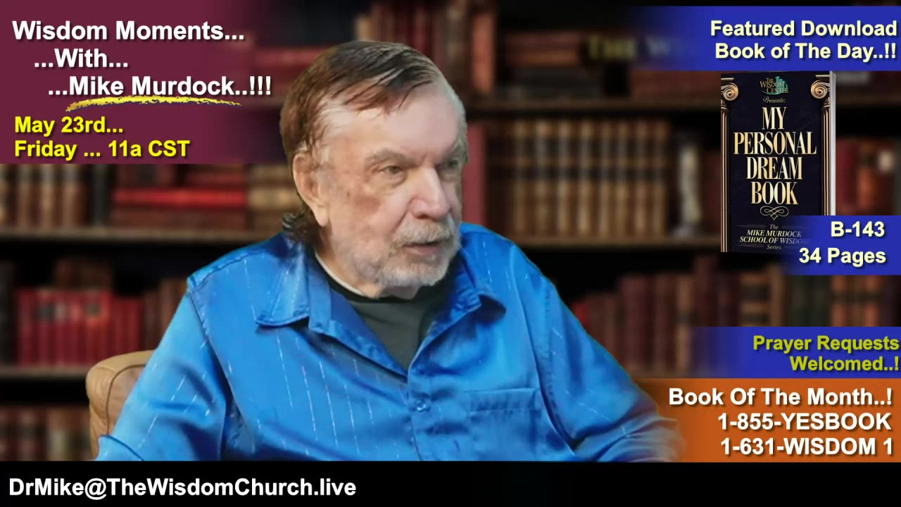 Re-Air: Wisdom Moments With Mike Murdock..!!!
