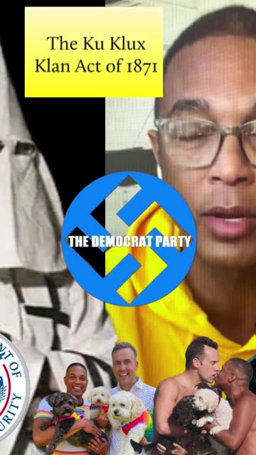 DON LEMON SET TO BE ARRESTED OF THE KU KLUX KLAN ACT OF 1871.