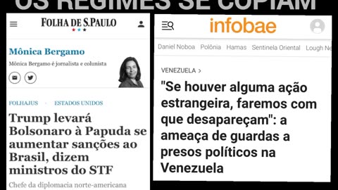 OS REGIMES SE COPIANDO: BRASIL X VENEZUELA. 😜❕