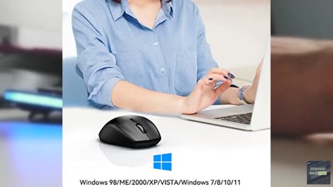 TECKNET Bluetooth Mouse, 4800 DPI Wireless Mouse, 2-Year Battery 6 Adjustable DP