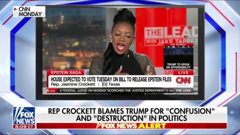 Dumbass Democrat Jasmine Crockett Blames Trump For Violence in Politics