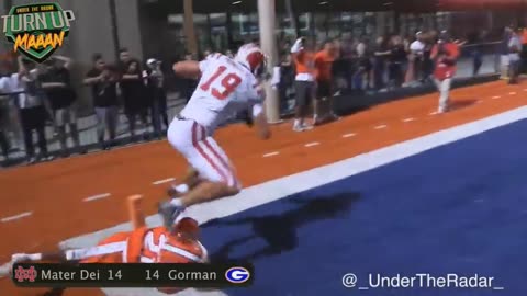 US Sports Football Feat. #8 Mater Dei vs #2 Bishop Gorman HSFB Highlights 