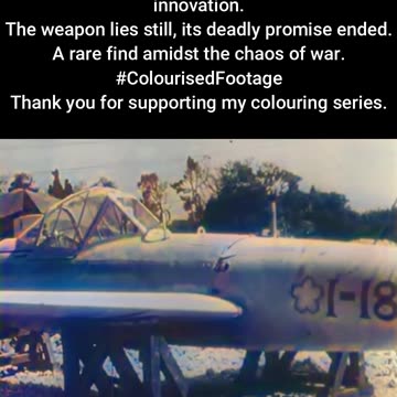 US Marines Examine Japanese Human-Guided Rocket #ColourisedHistory-1