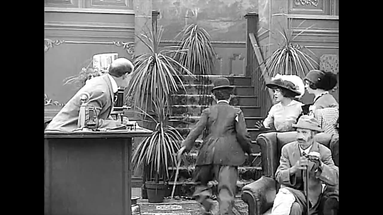 Caught in the Rain (1914) Full movie | Charlie Chaplin's comedy