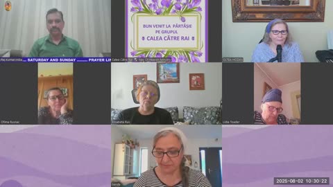 🔵CALEA CĂTRE RAI PĂRTĂȘIE FRĂȚEASCĂ🔵~A FOST LIVE~ SÂMBĂTĂ/SATURDAY FELLOWSHIP 2 AUGUST, 2025