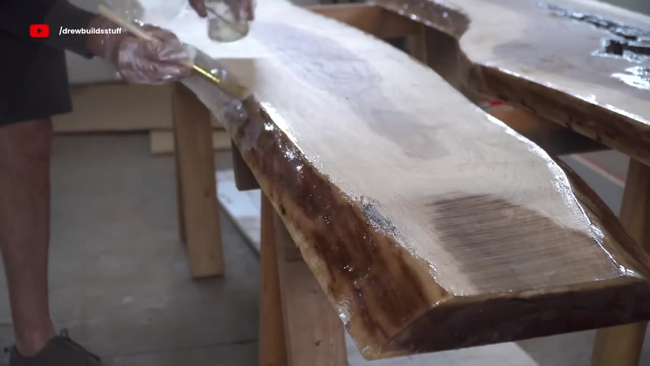 epoxy dining table