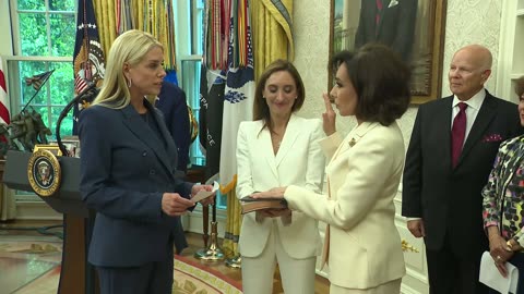 President Trump Participates in a Swearing-In for the US Attorney for the District of Columbia