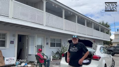 On the Ground With Florida National Guard as Gov. DeSantis Visits Hurricane Impact Zone