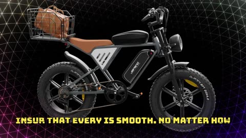 JANSNO X70G Retro Electric Bike 750W Motor 48V 34AH Dual Battery 20*4.0" Fat Tire Electric Bike