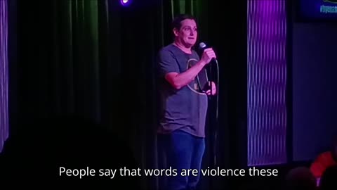 Words aren't violence.
