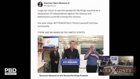 SATURDAY 10/18/25: Democrat/Antifa/Communist Launch 2,700 Protests Today - Alex Jones