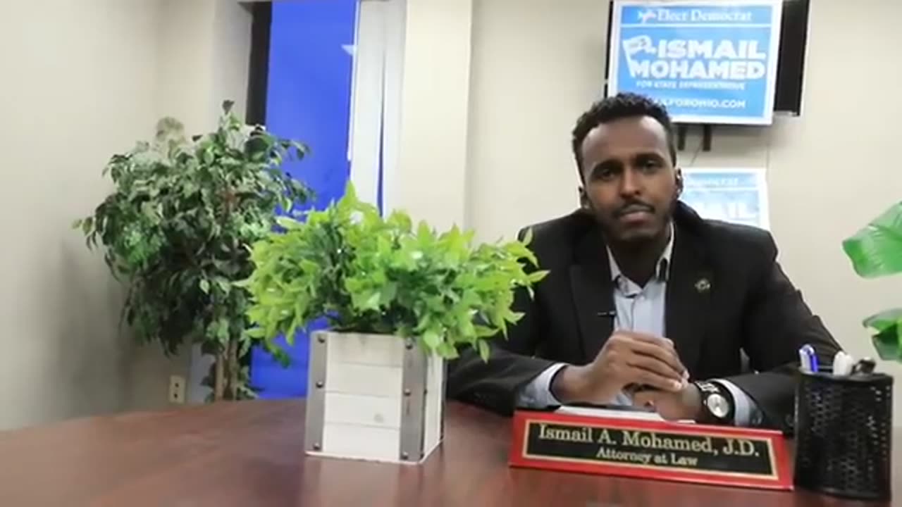 Rep. Ismail Mohamed (D-OH): our aim as a united front is to lobby for Somalia.”