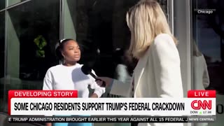 Blue City Resident Ruins CNN Reporter's Narrative, Backs Trump