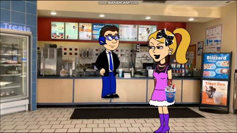 Amber Throws A Blizzard At Izzy At Dairy Queen/Grounded