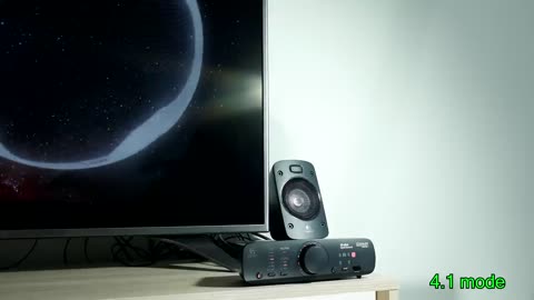 Logitech Z906 sound & dB bass tests [without sub grill]