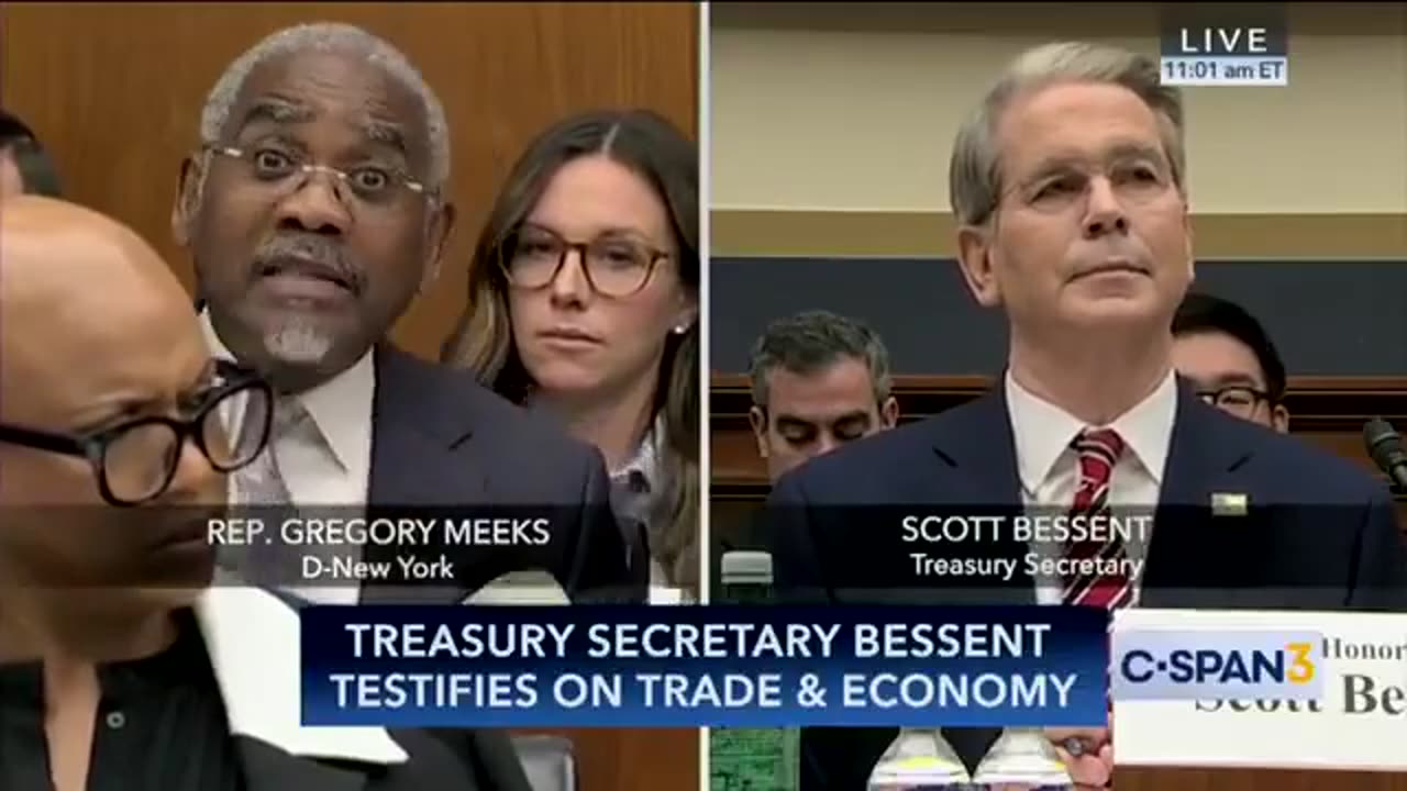 Dem Rep Comes Unglued When Scott Bessent Appears To Make Quip About Biden's Health