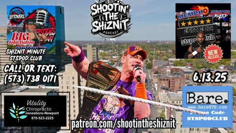 SHIZNIT MINUTE 6.1.25-BT talks SMACKDOWN LIVE!!