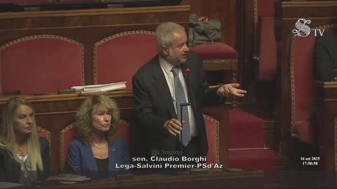 Claudio Borghi Aquilini Intervento su DDL Banche multilaterali 16-09-2025