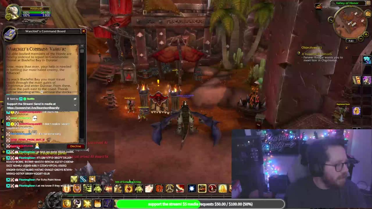 Beardson plays WOW MOP Classic edition