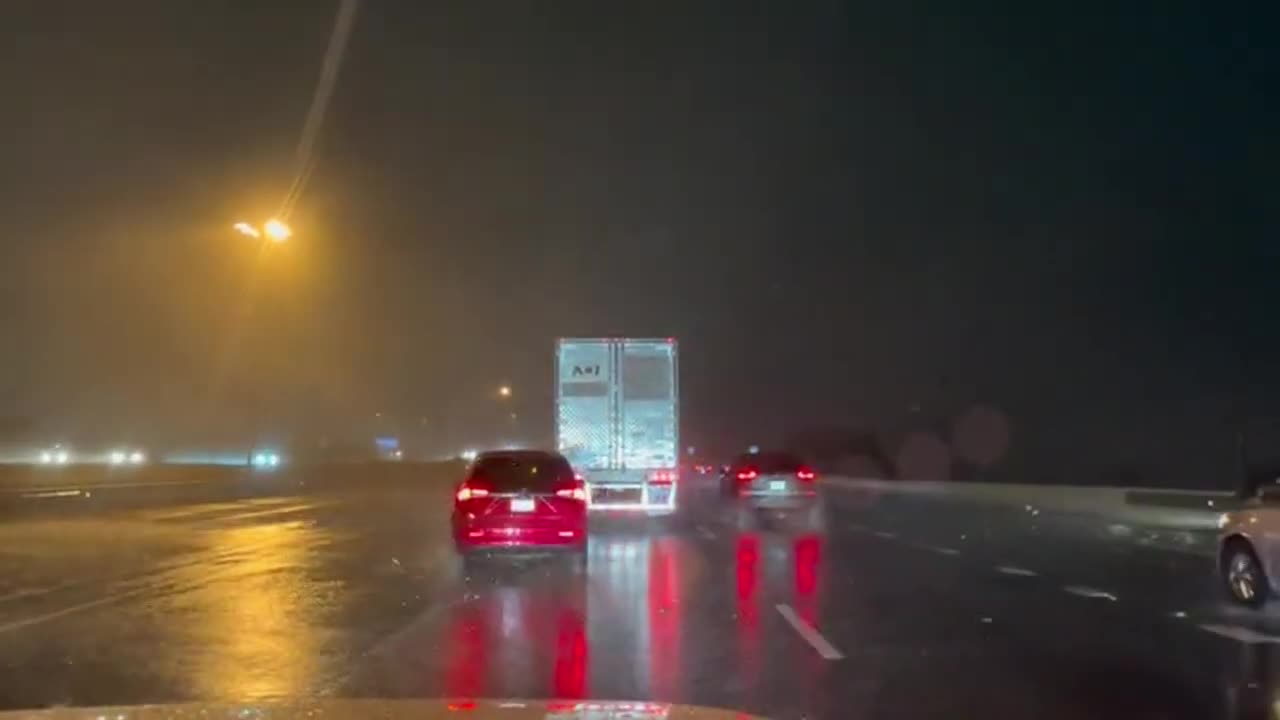 THE I-10 STORM FROM HELL .. THE DRIVE FROM PURE HELL AND A TREE!