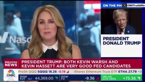 Scott Bessent confirmed not in running for FED CHAIR