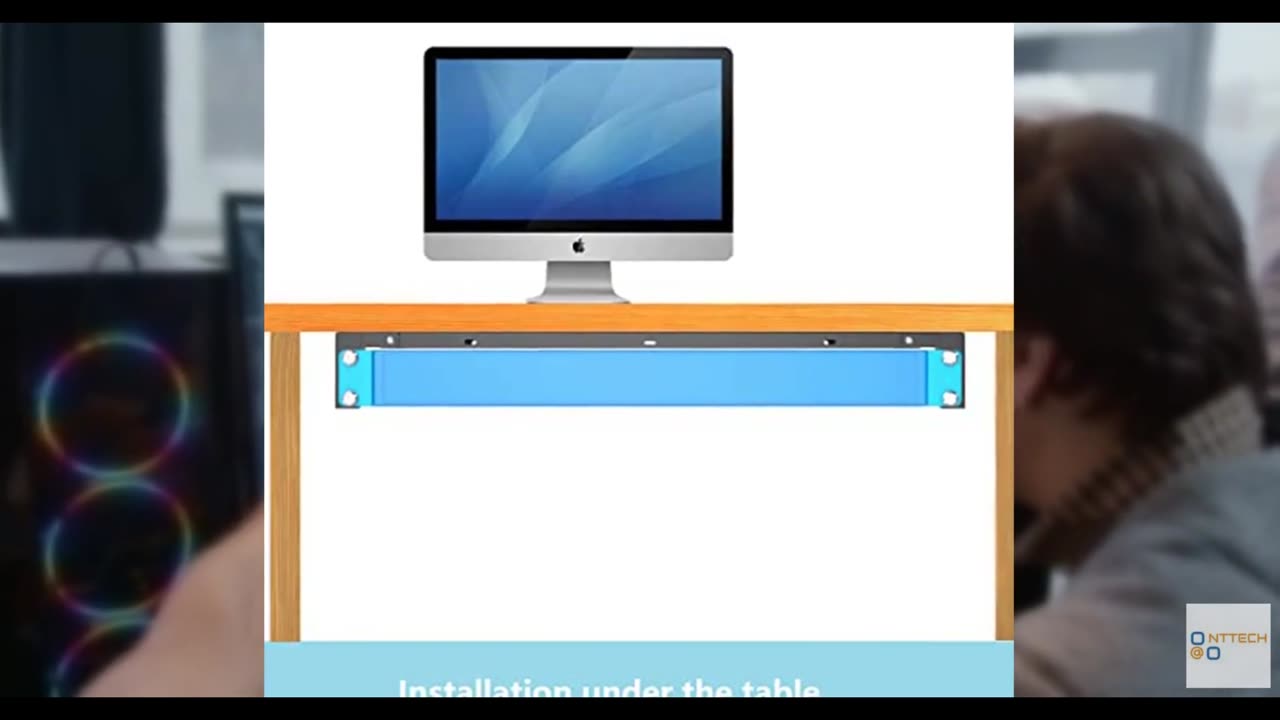 QiaoYoubang 2U Foldable Wall Mount Patch Panel Bracket -Vertical Wall Mount Rack