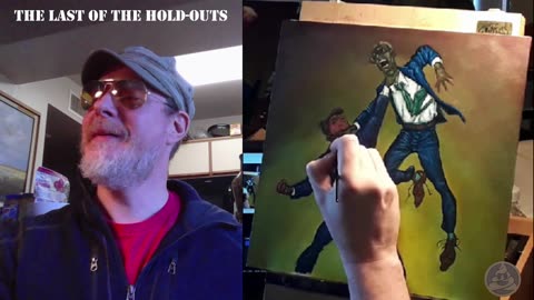 Painting with a lost cause.