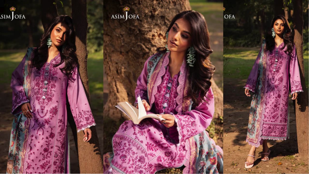 Asim Jofa Unstitched Collection 2025 | Spring/Summer