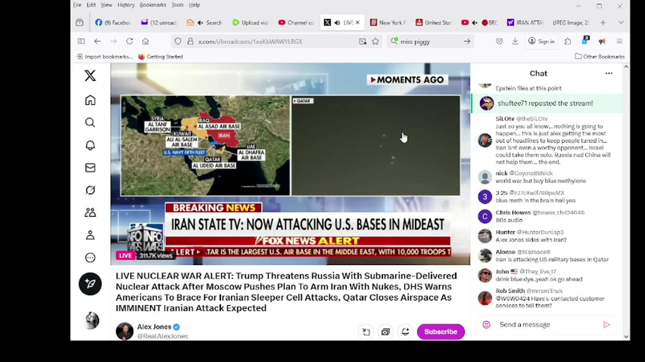 IRAN ATTACKS UNITED STATES MILITARY BASE