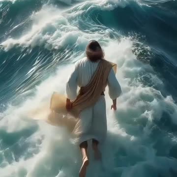 Dios camina sobre el mar como quien domina el caos