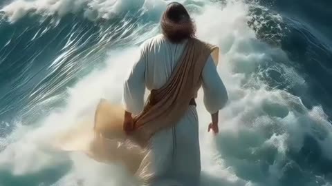 Dios camina sobre el mar como quien domina el caos
