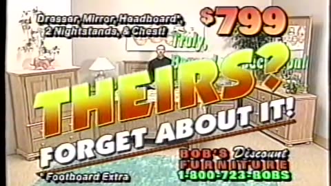 Bob's Discount Furniture Store Commercial - 1998