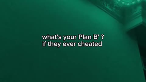 POV: What’s Your Plan B? 💔 | If They Ever Cheated | Savage Truth Reel