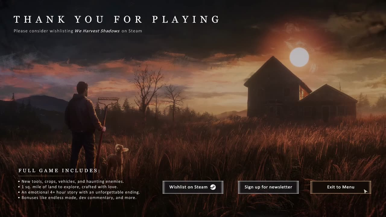 We Harvest Shadows Demo - Gameplay / Linux Nobara 40 - No Commentary