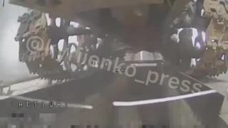 Russian Soldiers Hiding Inside Vehicle Pit