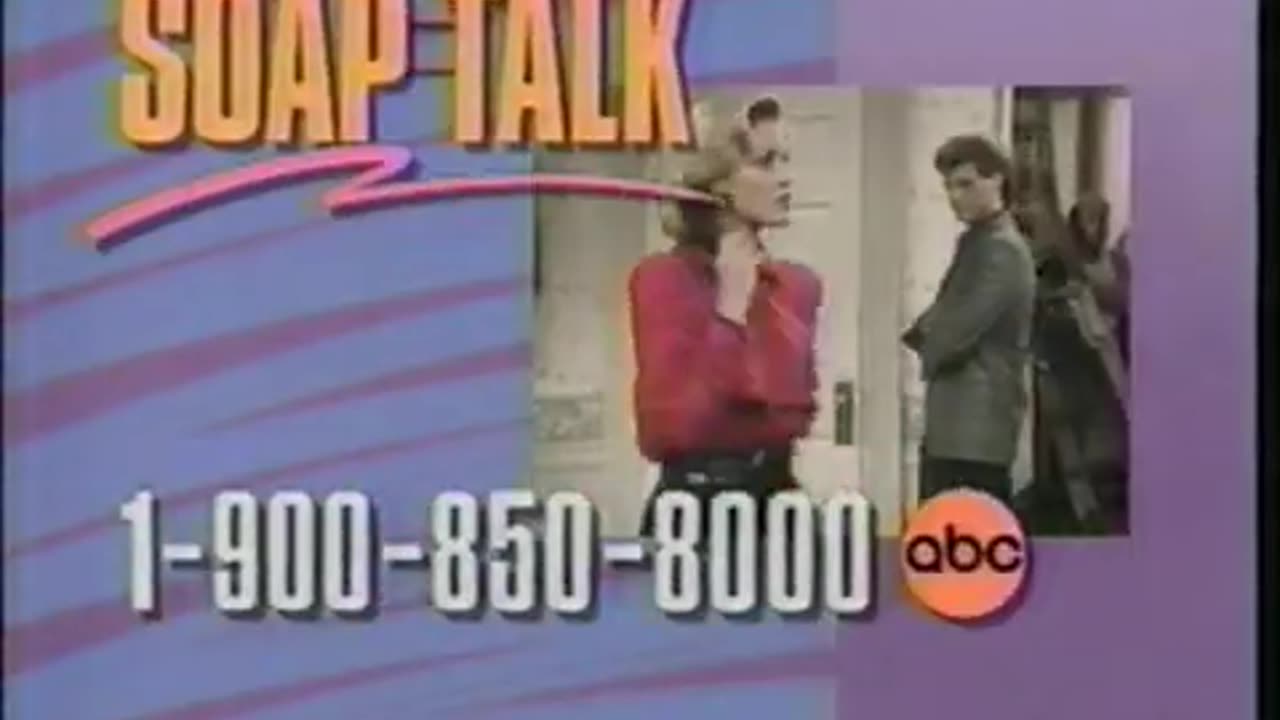 August 9, 1989 - A 900 Call Gets You ABC's 'Soap Talk'