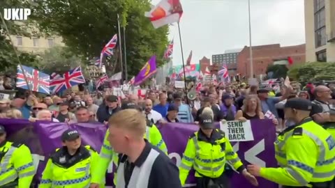 Huge protest in Liverpool demanding mass deportations.